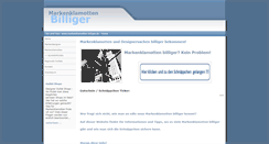 Desktop Screenshot of markenklamotten-billiger.de